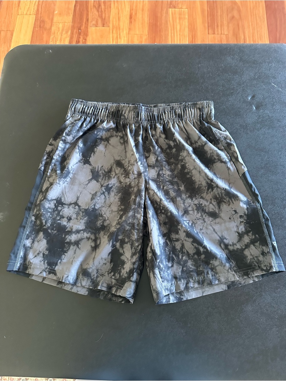 Men's Tapout Athletic Shorts - Black/Grey Size Medium